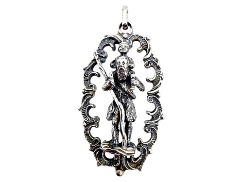 Ciondolo vintage argento san - ciondolo,