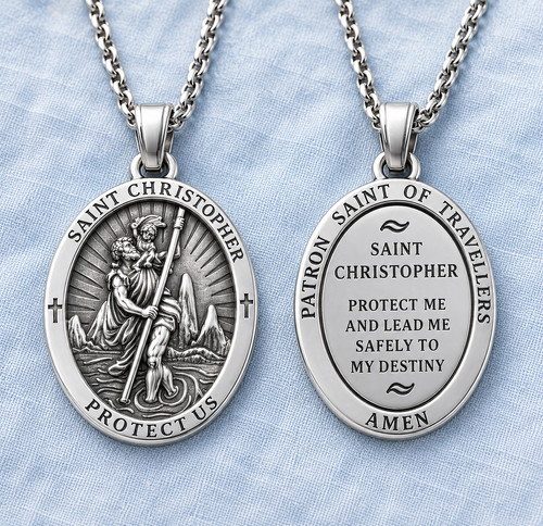 Collana ciondolo catena - , san
