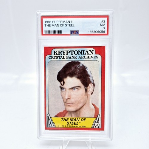 1981 topps superman man - ii, of